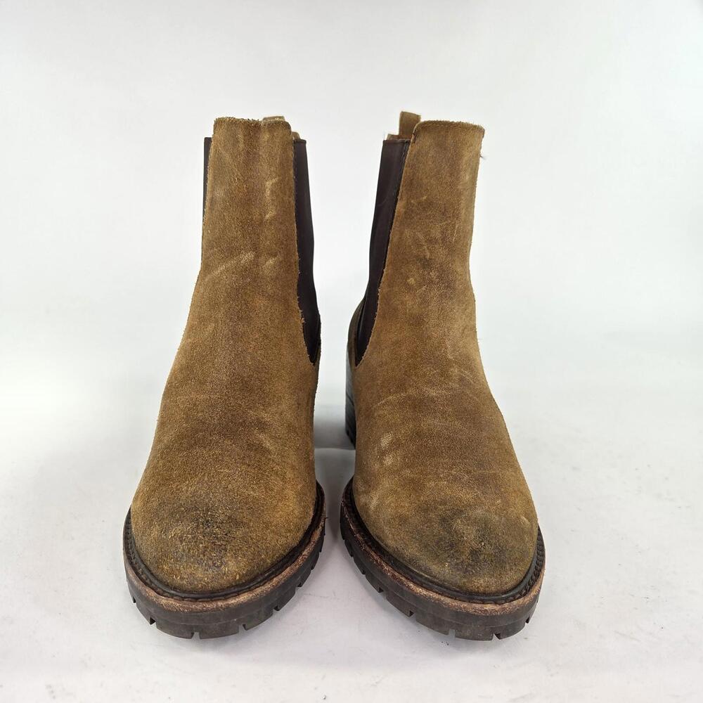 Thursday Women's Everyday Knockout Chelsea Boot US 9.5 Sude Block Heel Boots - Picture 2 of 15